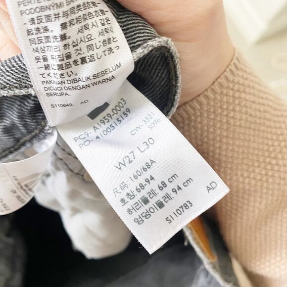 Levi’s Womens 501 vintage style straight fit button fly jeans size 27 - Picture 5 of 7